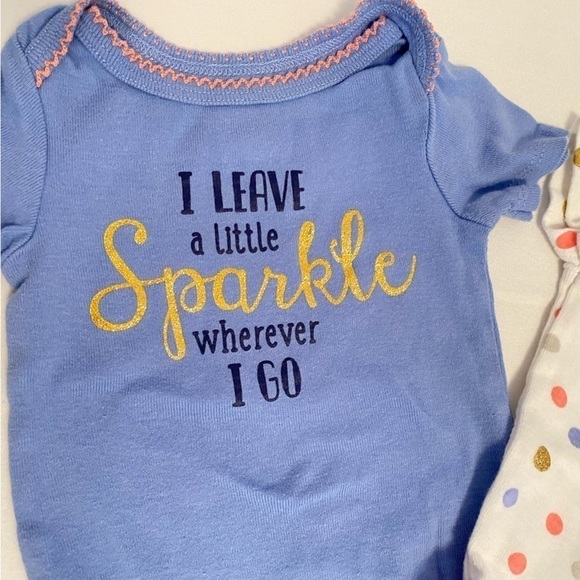 KOALA Baby Girls 12 Piece Bundle  Sleeper/ Bodysuits/ Tops/ Bottoms 0-3 Months - Picture 12 of 16